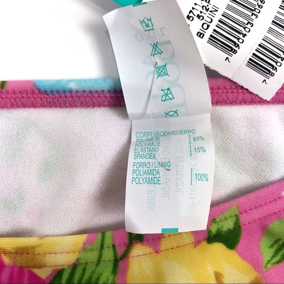 Agua Doce Brazilian bikini bottoms Floral large - Picture 6 of 7